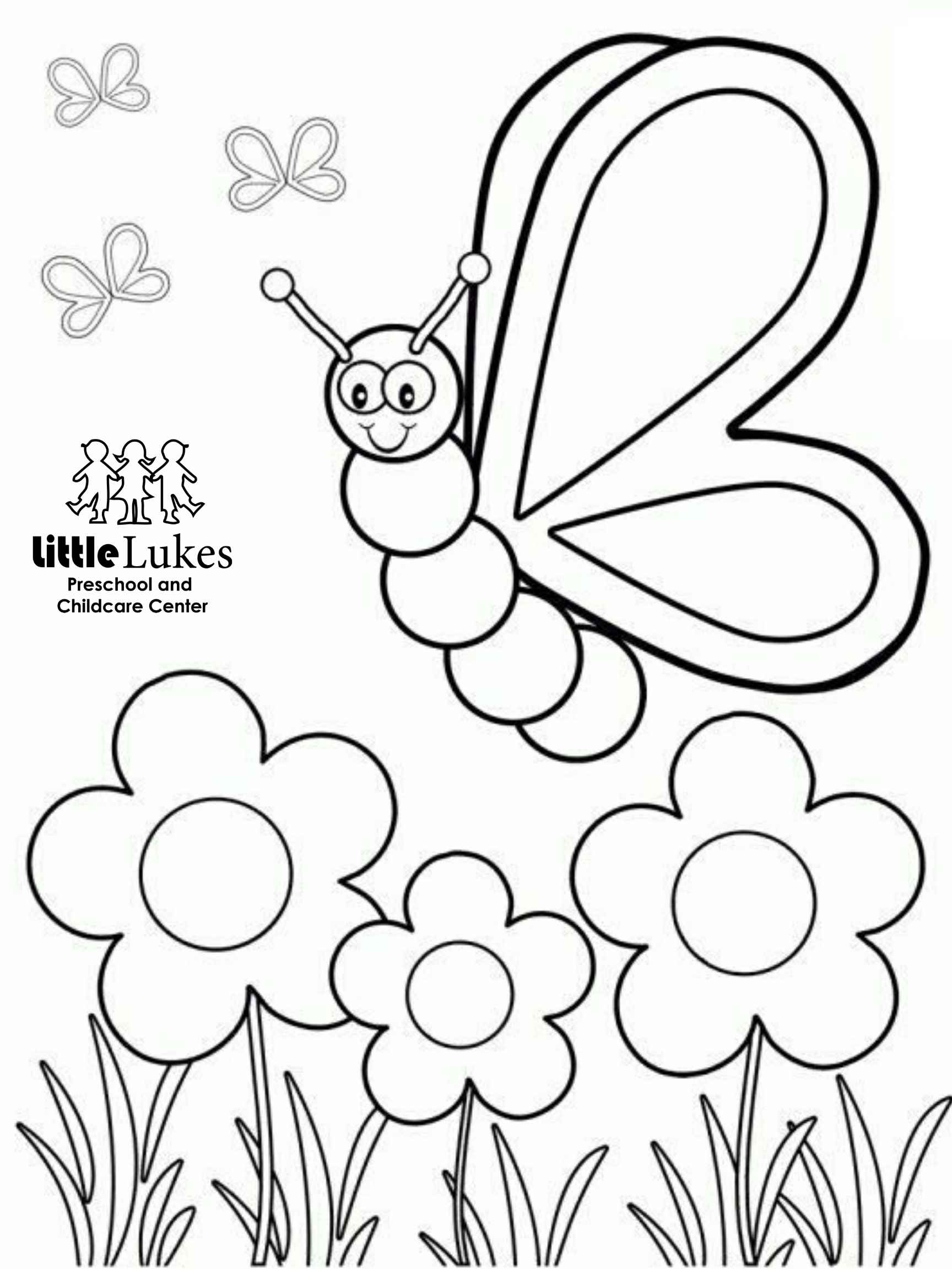 preschool spring coloring pages
